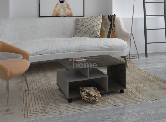 Стол журнальный №2, Честер (900*550*450) Риббек серый, 60505 в Набережных Челнах