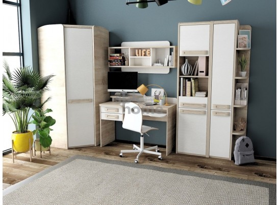 Полка навесная, Чемпион (1200*216*544) Бардолино/Вудлайн, 40109 в Набережных Челнах