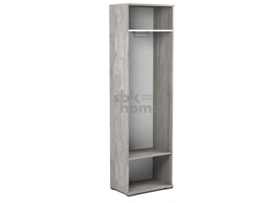 Шкаф Д-2 для одежды, Денвер (600*380*2020) Риббек серый, 31303 в Набережных Челнах
