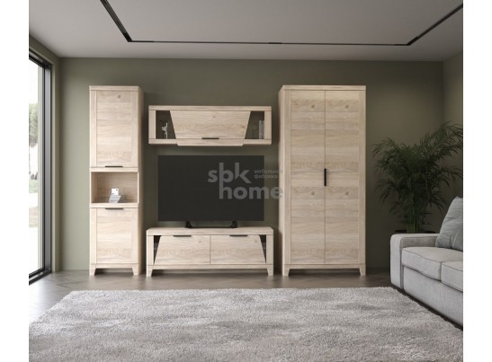 Шкаф-полка навесной, Юта (1400*269*455) Дуб Мария, 31711 в Набережных Челнах