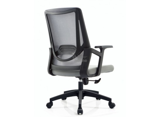 Кресло офисное,вращающееся LJ-2201В GREY (610*500*1070), LJ-2201В GREY ИМП в Набережных Челнах