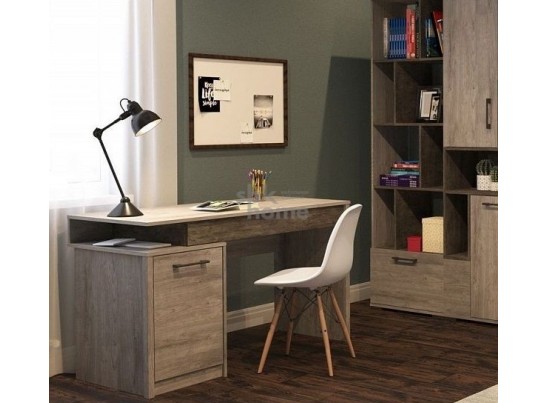 Стол письменный, Денвер (1300*600*780) Риббек серый, 11734 в Набережных Челнах