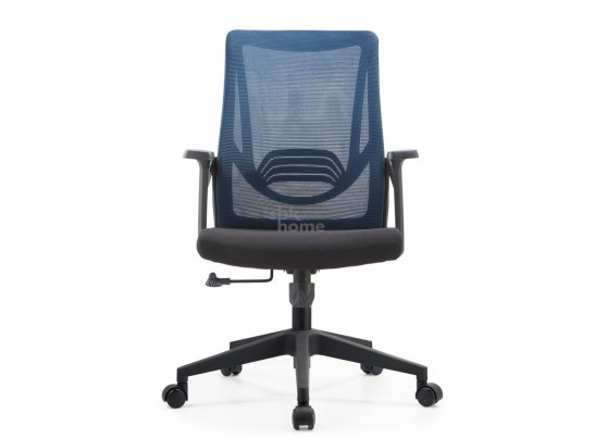 Кресло офисное,вращающееся LJ-2201В BLUE+BLACK (610*500*1070), LJ-2201В BLUE+BLACK ИМП в Набережных Челнах