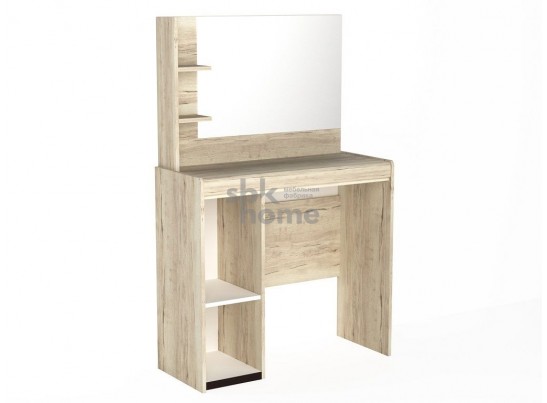 Туалетный столик, Мале (932*384*1451) Дуб галифакс белый, 11225 в Набережных Челнах