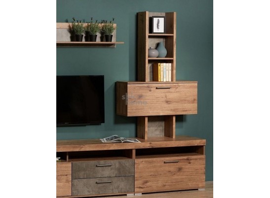 Тумба Д-5 малая под ТВ, Денвер (900*450*576) Дуб Веллингтон, 31408 в Набережных Челнах