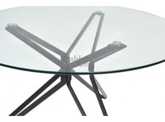 Стол VENETO прозрачное стекло (XS-DT003) (1100*1100*750), 2330 в Набережных Челнах
