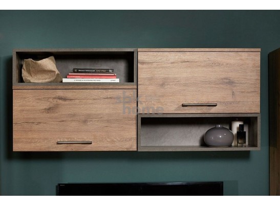 Шкаф-полка Д-9 навесная, Денвер (650*270*343) Дуб Веллингтон, 31412 в Набережных Челнах