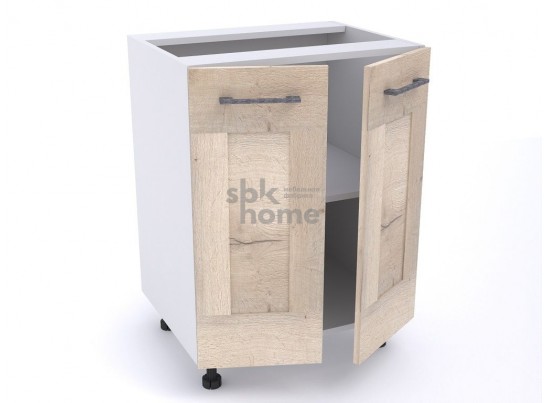 Стол С-60 2-х дверный, Дублин (600*470*820) Дуб галифакс белый, 21606 в Набережных Челнах