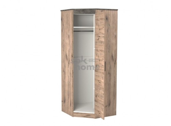 Шкаф угловой 2300, Денвер (879*879*2300) Дуб Веллингтон, 11828 в Набережных Челнах