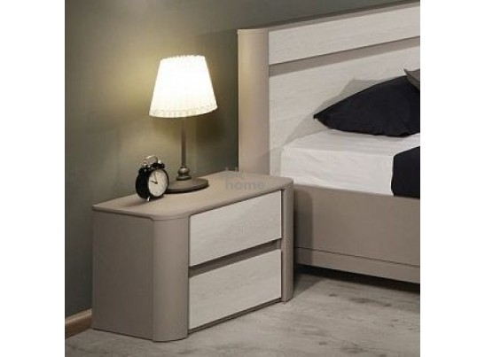 Тумба прикроватная, Лацио (554*398*396) Серый камень, 11006 в Набережных Челнах