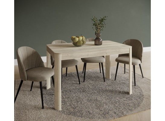 Стол обеденный , Фишт (1150*650*750) Дуб галифакс белый, 70704 в Набережных Челнах