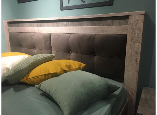 Мягкая вставка изголовья кровати Люкс 1800, Денвер (1760*365*60) Коричневый, 910514 в Набережных Челнах