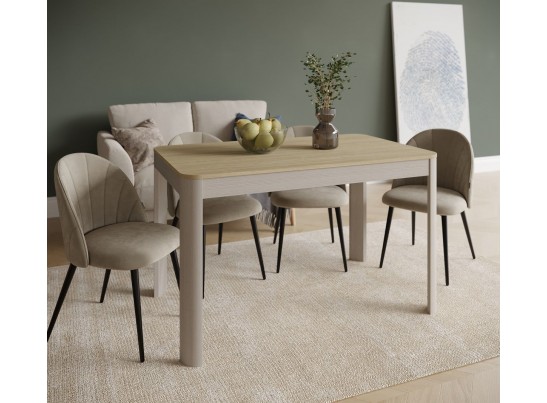 Стол обеденный , Фишт (1150*650*750) Дуб Палермо/Серый камень , 70705 в Набережных Челнах