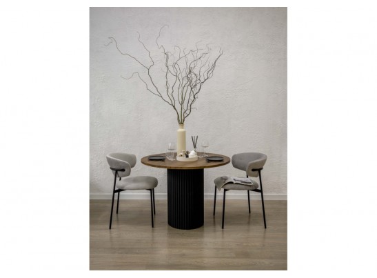 Стол Барел 110 орех кантри / черный в Набережных Челнах