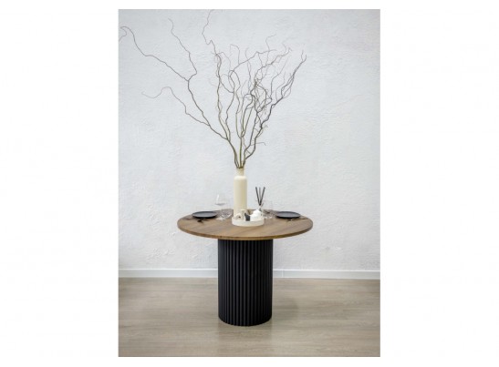 Стол Барел 110 орех кантри / черный в Набережных Челнах