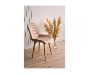 Деревянный стул Седа бежевый (zd 210) / светлое дерево