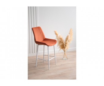 Полубарный стул Седа 360 терракотовый (zd 432) / белый