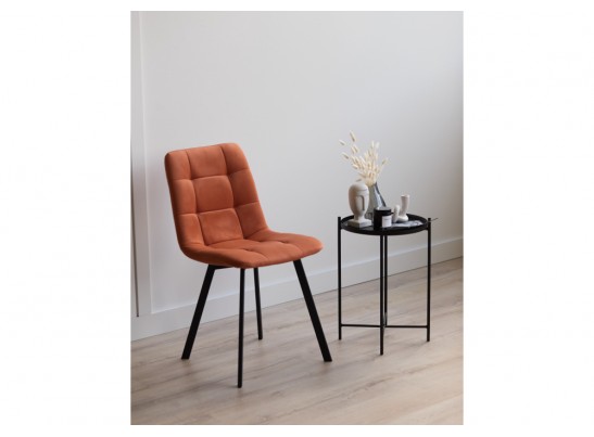 Стул на металлокаркасе Чилли терракотовый / черный в Набережных Челнах