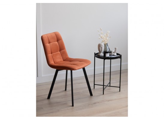 Стул на металлокаркасе Чилли терракотовый / черный в Набережных Челнах