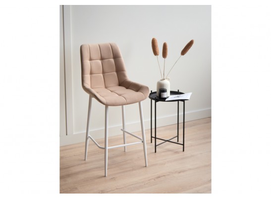 Полубарный стул Челси 360 бежевый (zd 210) / белый в Набережных Челнах