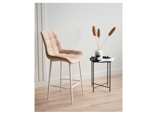 Полубарный стул Челси 360 бежевый (zd 210) / белый в Набережных Челнах