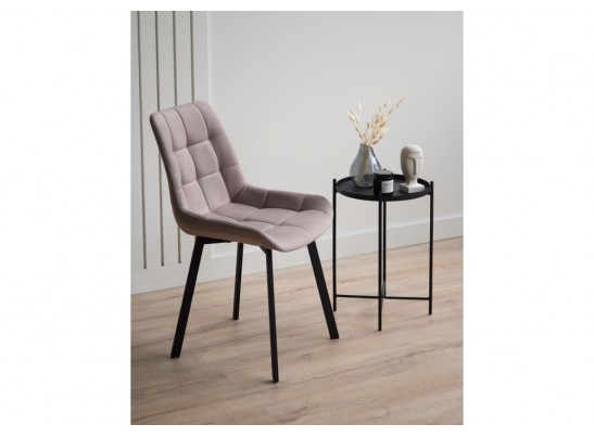 Стул на металлокаркасе Челси 360 П латте (zd 290) / черный в Набережных Челнах