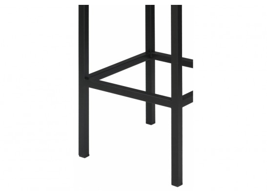 Барный стул Лофт кожзам мустанг браун / черный матовый в Набережных Челнах