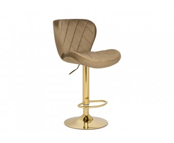 Барный стул Porch dark beige / golden