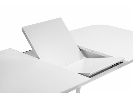 Деревянный стол Адель 145(190)x80 белый матовый в Набережных Челнах