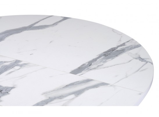 Деревянный стол Бетина мрамор белый / черный в Набережных Челнах