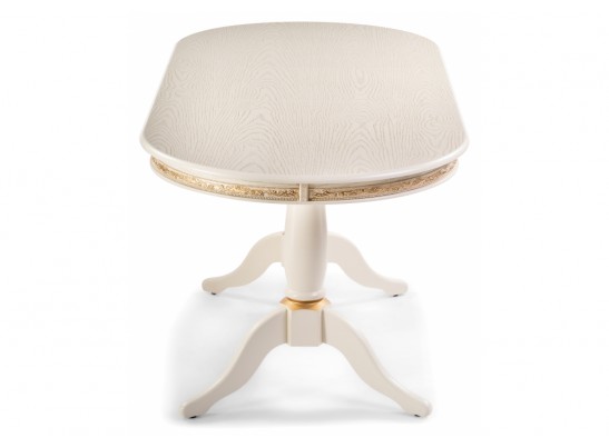 Деревянный стол Джил крем / золотая патина в Набережных Челнах