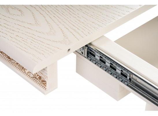 Деревянный стол Джил крем / золотая патина в Набережных Челнах