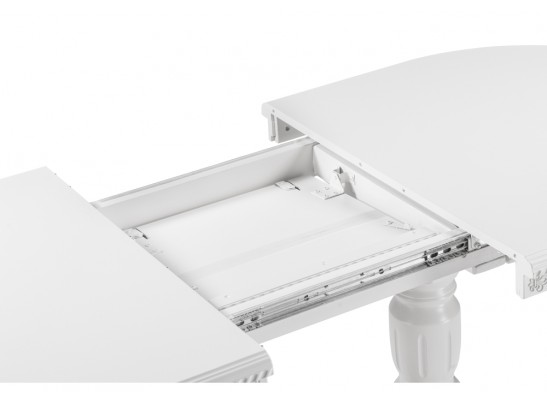 Деревянный стол Эритрин 140(180)х80х77 белый / белый в Набережных Челнах