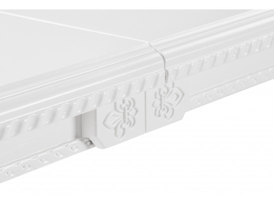 Деревянный стол Эритрин овальный белый в Набережных Челнах