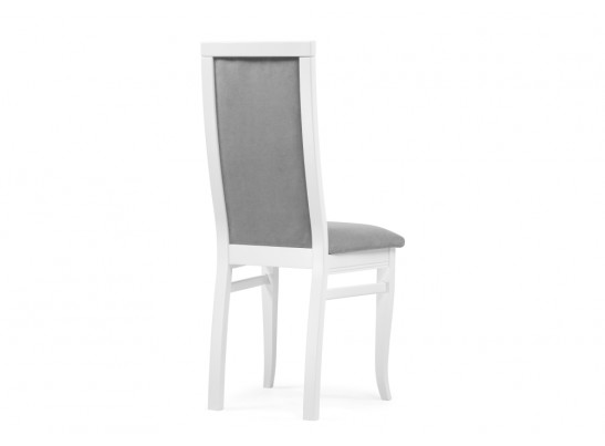 Деревянный стул Давиано серый велюр / белый в Набережных Челнах