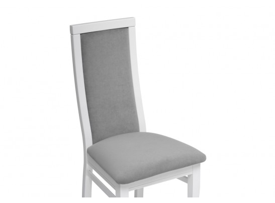 Деревянный стул Давиано серый велюр / белый в Набережных Челнах