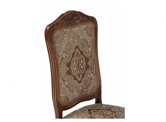 Деревянный стул Эмилин ткань вишня / коричневый в Набережных Челнах