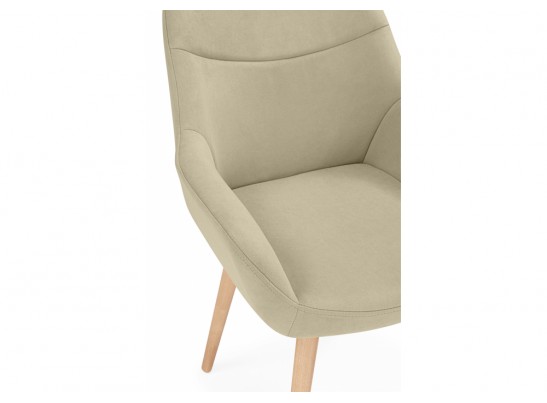 Деревянный стул Флюид бежевый (zd 210) / светлое дерево в Набережных Челнах