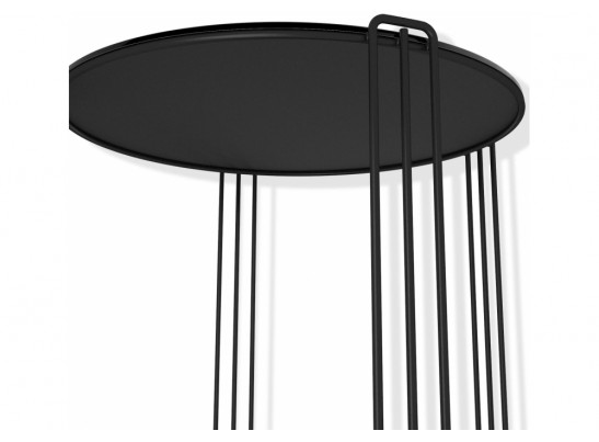 Кофейный столик SHT-CT34 черный глянец / черный муар в Набережных Челнах