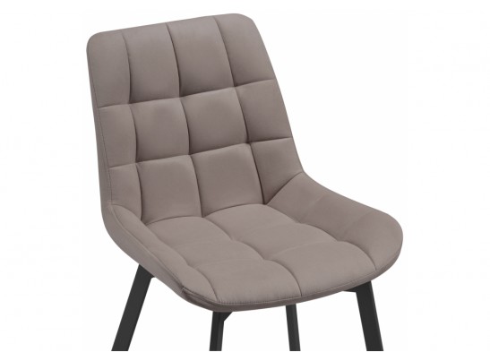 Комплект стульев Стронг 4 шт латте / черный в Набережных Челнах