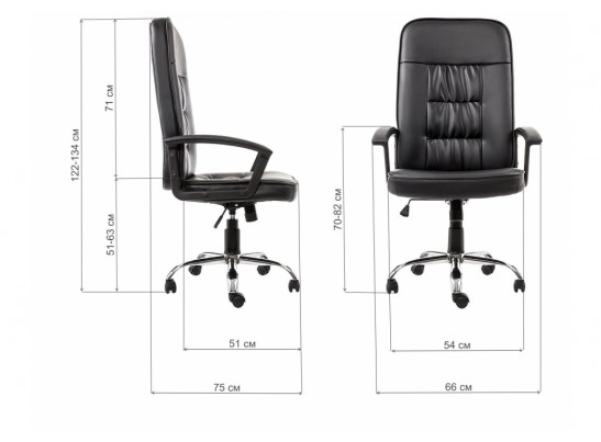 Компьютерное кресло Bravo черное в Набережных Челнах