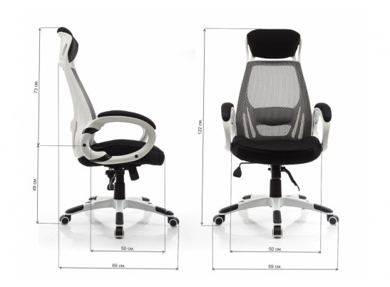 Компьютерное кресло Burgos белое в Набережных Челнах