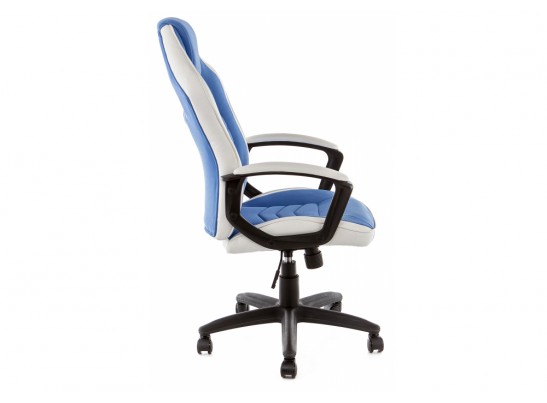 Компьютерное кресло Gamer белое / синее в Набережных Челнах