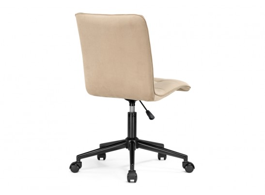 Компьютерное кресло Квадро бежевый / черный в Набережных Челнах