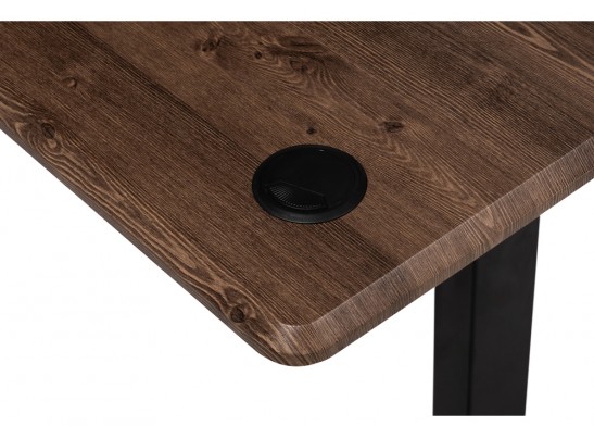 Компьютерный стол Маркос с механизмом подъема 120х75х75 орех кантри / черный в Набережных Челнах