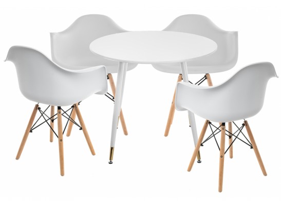Обеденная группа Амител white / wood в Набережных Челнах