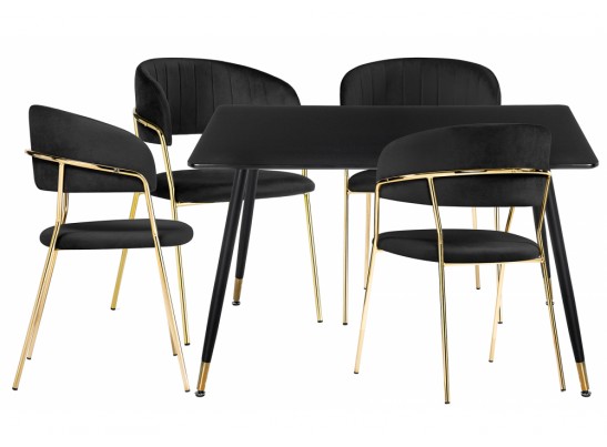 Обеденная группа Урасу black / gold в Набережных Челнах