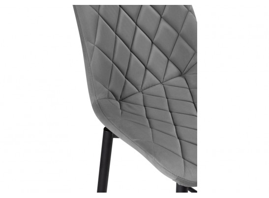 Полубарный стул Баодин К Б/К крутящийся темно-серый / черный в Набережных Челнах