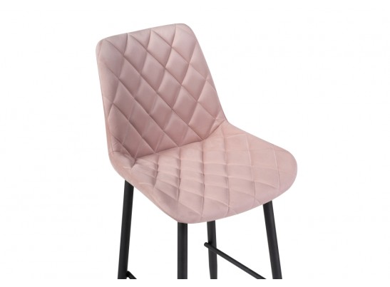 Полубарный стул Баодин К Б/К розовый / черный в Набережных Челнах