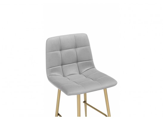 Полубарный стул Чилли Мини светло-серый (zd 960) / золотой в Набережных Челнах